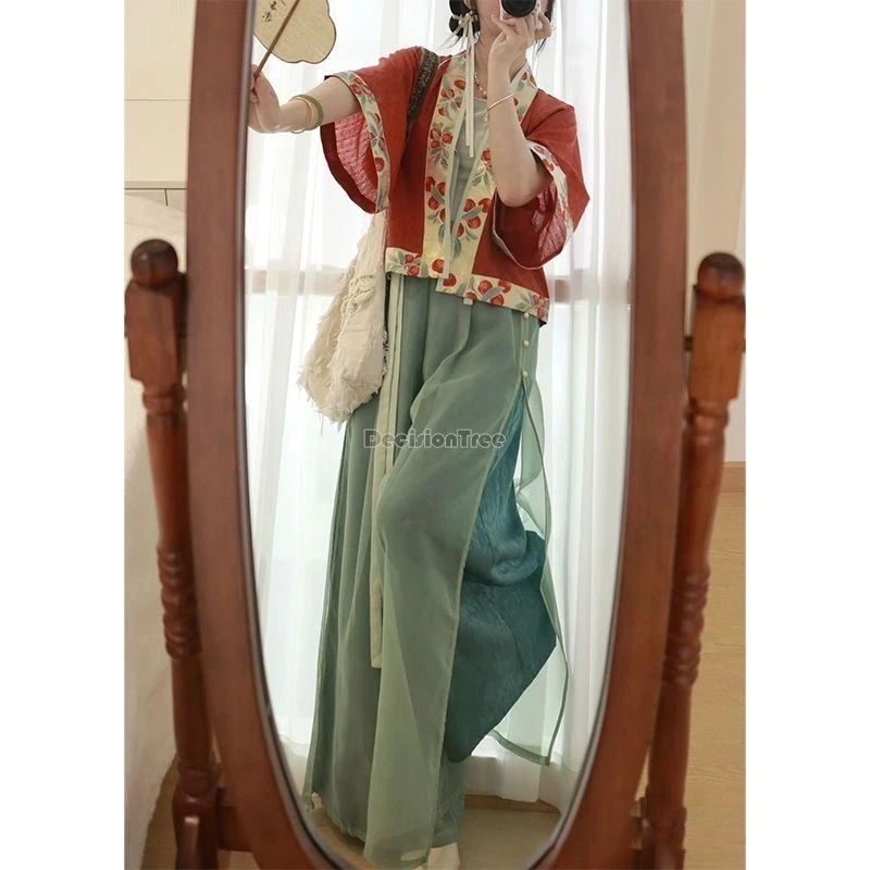 ensemble-3-pieces-hanfu-moderne-pour-femme-style-dynastie-song-2026-avec-manteau-imprime-pantalon-a-bretelles-tenue-traditionnelle-chinoise-quotidienne-d'ete