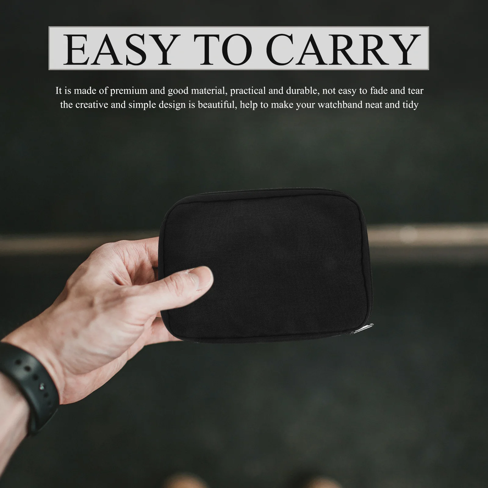 

Professional Watch Band Organizer Bag Premium Material Storage Pouch for Easy Carry and Tidy Wristwatch Band Holder