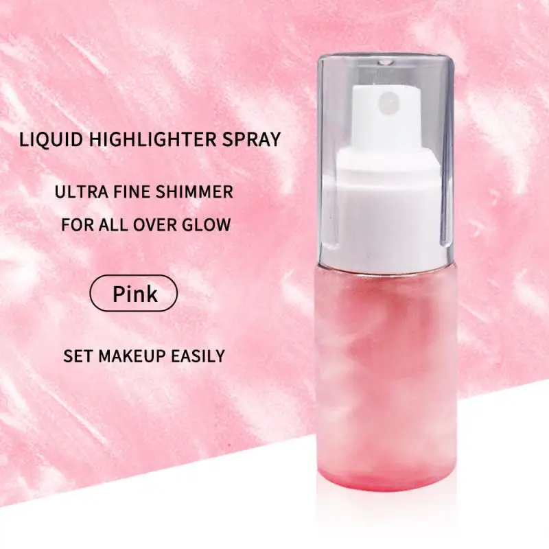 Make Up Fixer 30ml Oil Control Long Lasting Face Body Glitter Moisturizing Makeup Highlight Spray Shimmer Shiny Contour