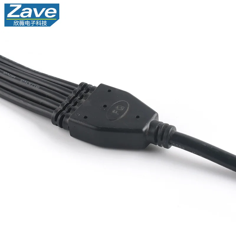 Y-Type Waterproof Connector, Wire Splitter with Male and Female Plugs – for Outdoor LED Light Connectors, 1-to-2/3/4/5 Splittin