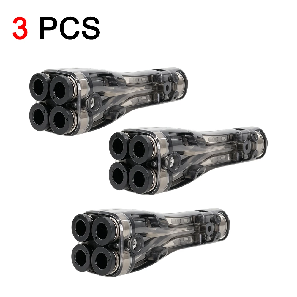 Verbesserter 4-in-1 PTFE-Adapter für Bambu Lab H2C/H2D/H2S/P1S/P1P/P2S/X1C/A1/A1MINI 3D-Drucker mit Multi-Filament-Kompatibilität 3D-Teile