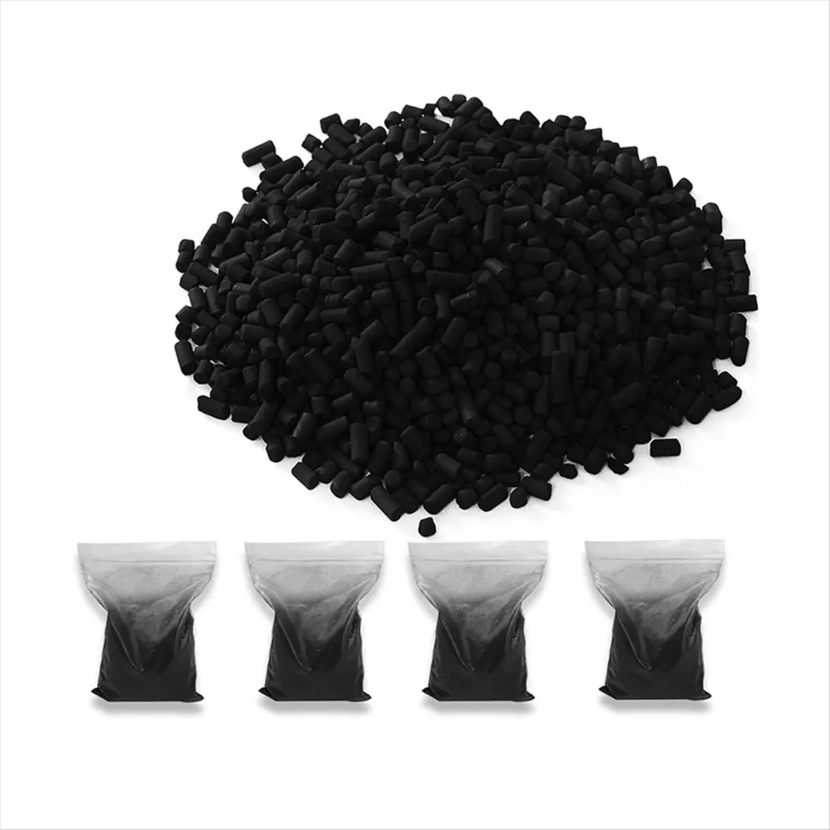 2026 Trend 4pcs Activated Charcoal Refills for Kitchen Composter Odor Absorbing for FoodCycler Refills with Smart Waste