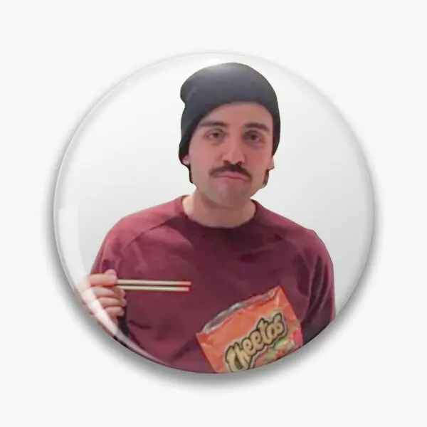 Oscar Isaac Eat Something Stickers Soft Button Pin Lover Jewelry Hat Women Decor Cartoon Gift Clothes Brooch Fashion Badge
