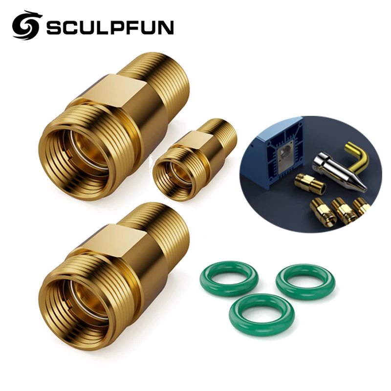 SCULPFUN S10 Lens Set 3Pcs Standard Lens + 3 Sealing Rings Transparent Anti-Oil And Anti-Smoke Easy To Install