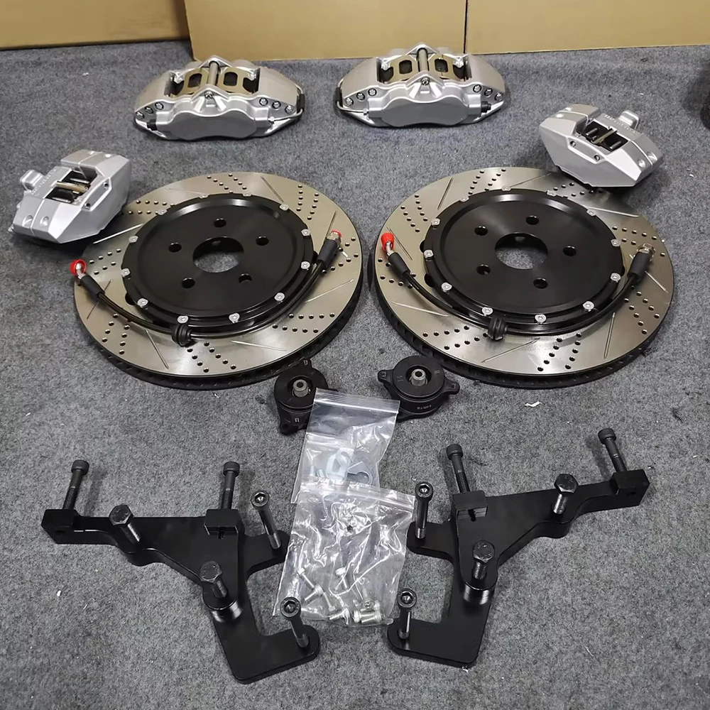 ICOOH Racing Front Brake Kit, Customized Six-Pot Caliper With 355*32mm disc, suitable for Golf, Audi, Mercedes-Benz