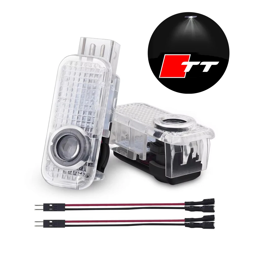 

2Pcs For Audi TT Logo 2008 2009 2012 2013 2017 2019 2020 2021 2022 LED Car Door Welcome Courtesy Projector Ghost Shadow Lights