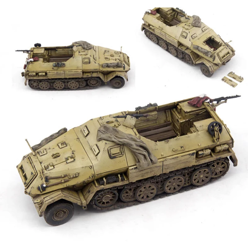

Масштаб 1/72, немецкий Sd.Kfz.8 DB10, полугусеничный транспортный прицеп, имитация танка, модель статического дисплея, Коллекционная игрушка в подарок