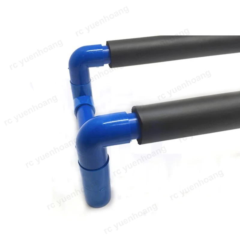 1PCS Model MINI MONO Boat Support Frame PVC+Rubber Pipe Display Bracket Length 300mm Anti-slip Shock Absorption Cushion