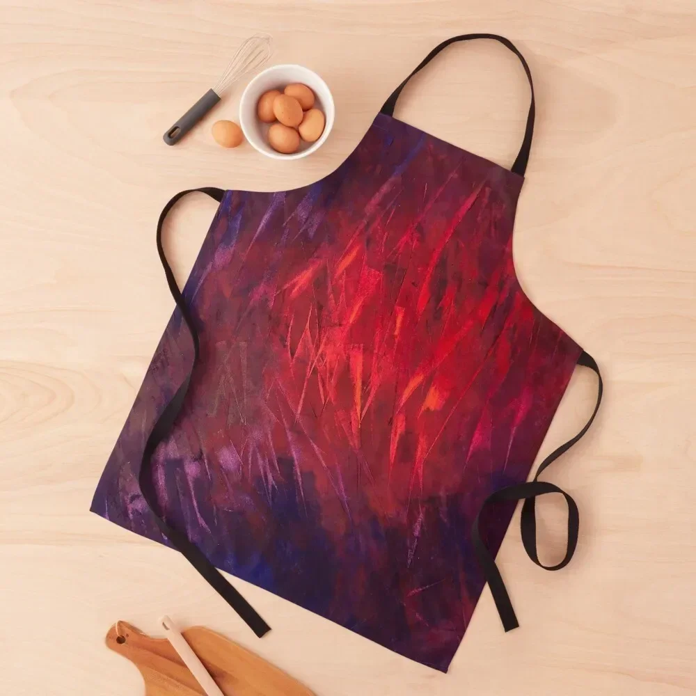 

Fiery Spirit Apron japanese style kitchen girl Women Kitchen'S professional hairdresser Apron