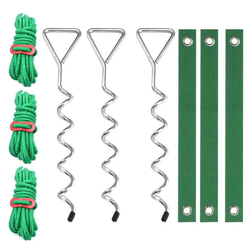 

Tree Staking And Supports Kits Tree Stakes And Supports For Leaning Trees Leaning Sapling Straightening Kit Include 3Pcs Stakes