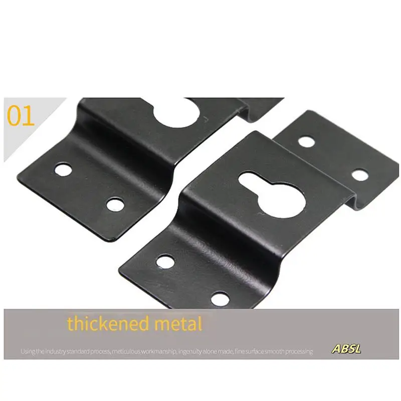 

20X Speaker Wall Mount Bracket Ceiling Stand Clamp Surround Speaker Rear Hook Hanger Plate For Speaker Accessories
