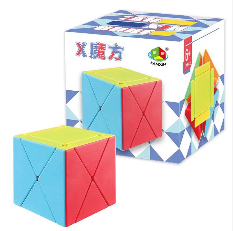 Fanxin X Cube Professional Puzzle Toys Colorful 2x2 X Redi 3x3 Magic Cube For Children Kids Gift Cubo Magico Toy