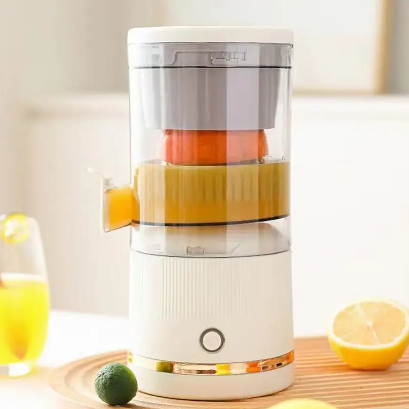 Electric Fruit Juicer Portable Single Auger Juicer Automatic Separation USB Charge Orange Lemon Fruit Vegetable Juice Extractor
