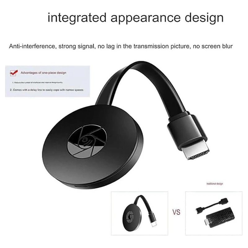 Synchronized Screen Projector 2.4G 1080P Screen Kit External Antenna Wireless Same Screen Kit Projector Computer With TV Monitor