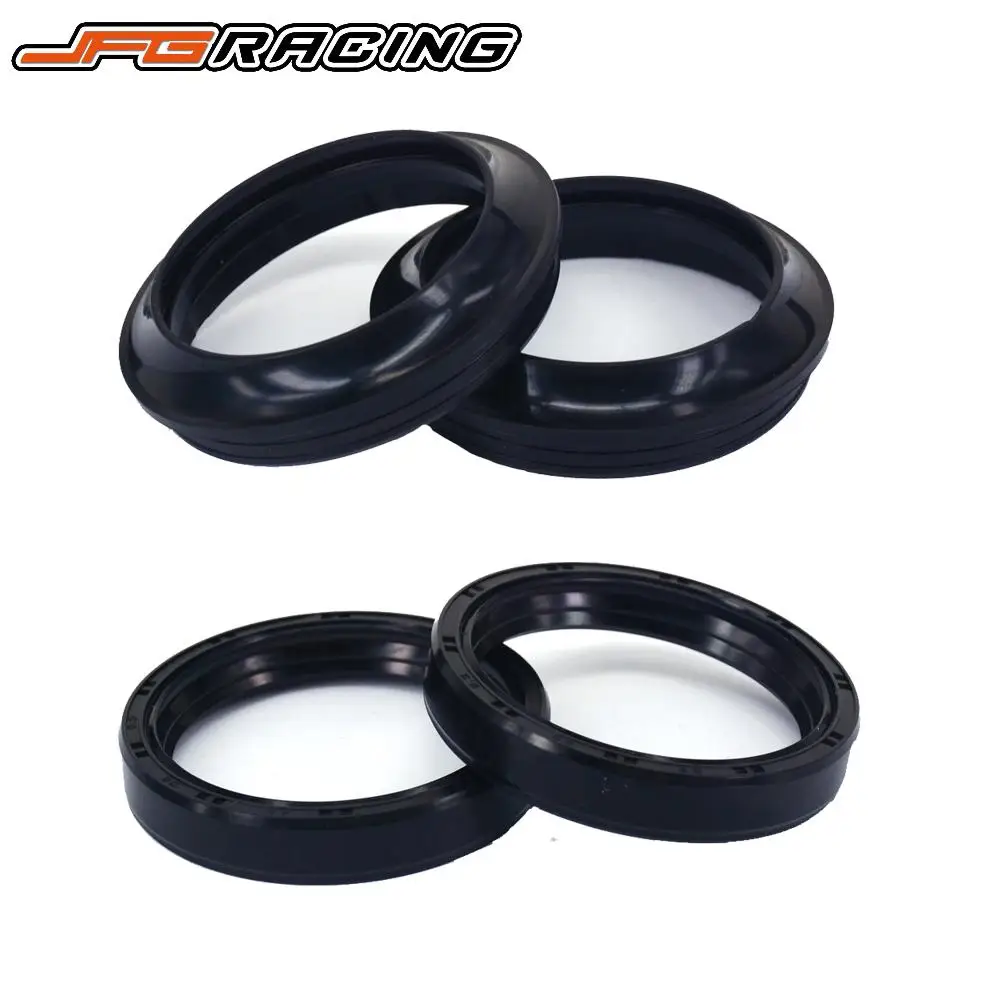 Motorcycles Oil Seals Shock Absorber Front Forks Damper Dustseal For Kawasaki KLX400 SR B R VN2000 Suzuki RM125 250 DRZ400E 400S