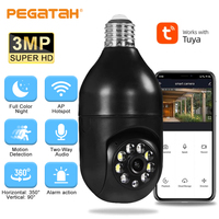 Tuya Smart Home 2.4G E27 Bulb Wifi Surveillance Camera HD Night Security Video Surveillance Supprt Two Way Audio Mobile Motion
