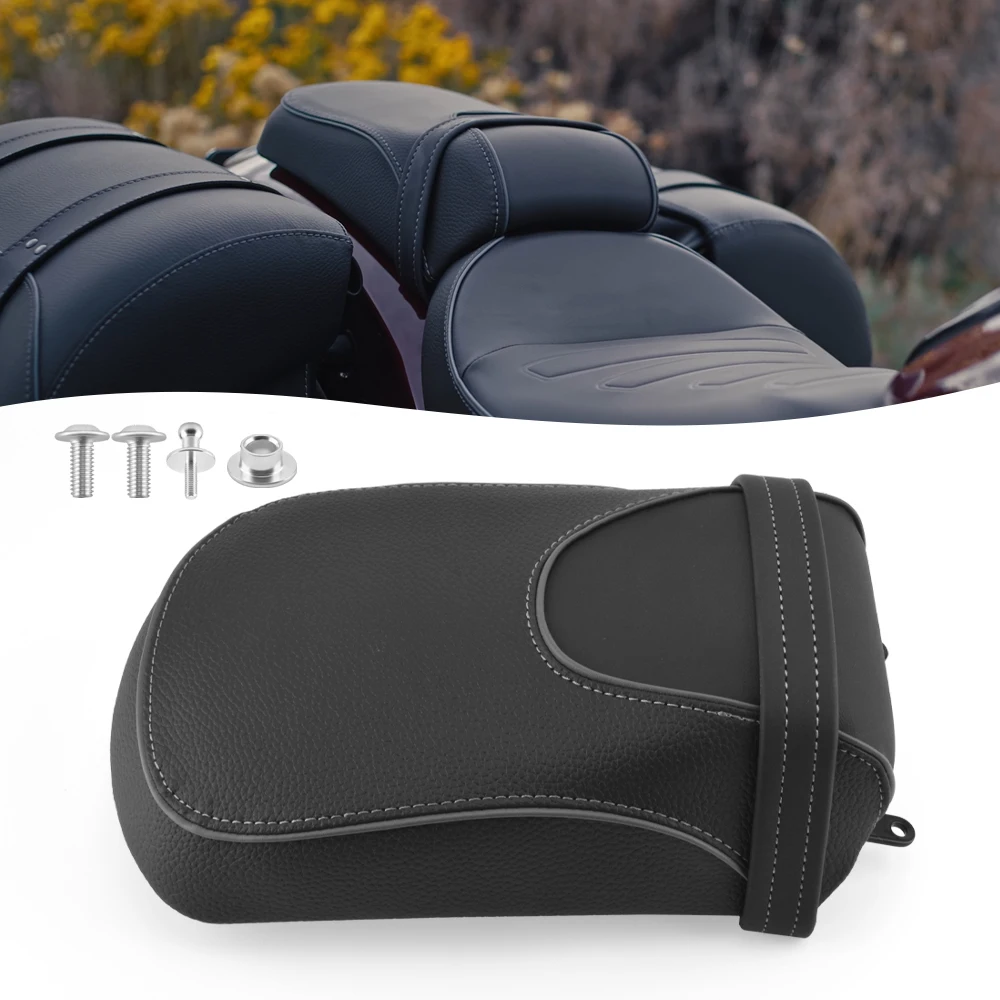 

Motorcycle Passenger Seat Cushion Fits For Indian Super Scout 2025 Ergonomic Rear Seat Pillion Pad Indian Scout Sixty Bobber
