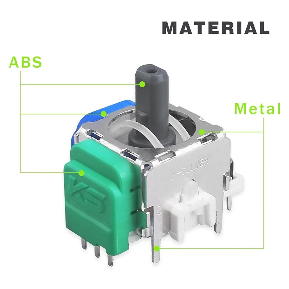 AA1958 Superior For ONE TMR Hall Effect Joystick Magnetic Resistance Electromagnetic Joystick Gaming Controller 3D Joystick 10PC