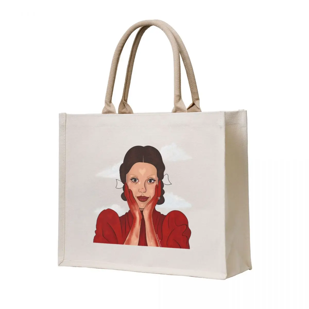 

Mia Goth In The Sky pearl Tote Bag tote bags men Cloth bag Fabric bag women