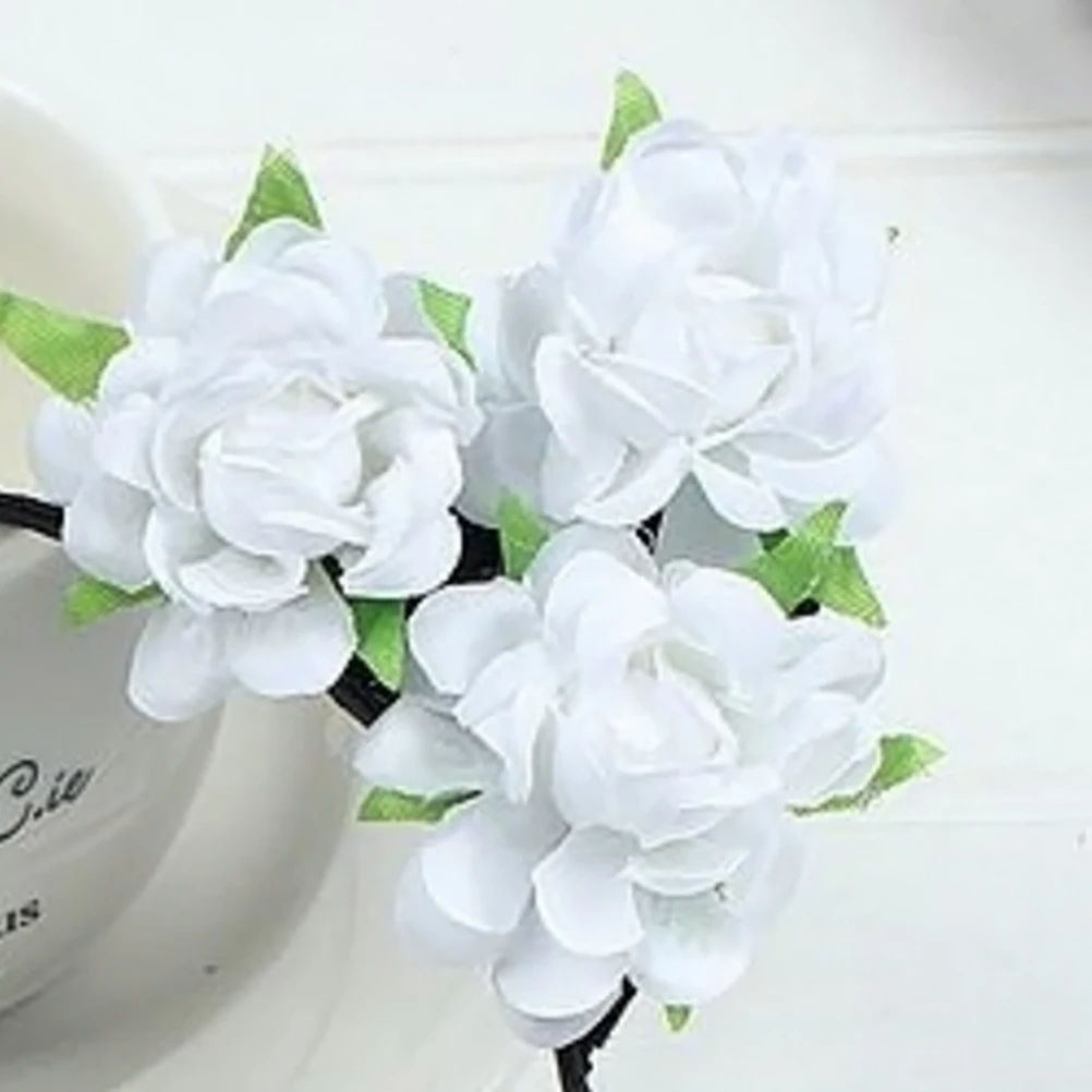 

Cat Ears Headband Cosplay The Flowers Decorative Headbands Parent-child Hairband
