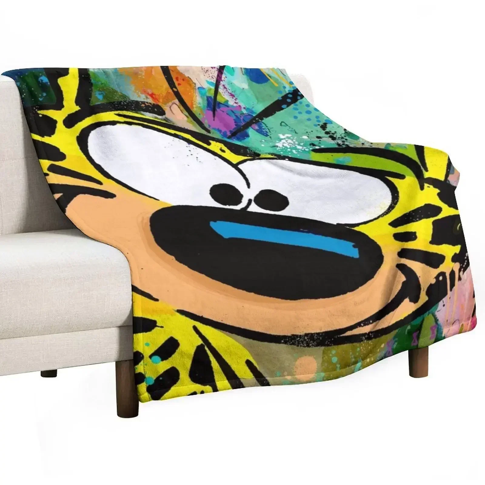 Marsupilami Throw Blanket Thin Warm anime Decoratives decorative Vintage Blankets
