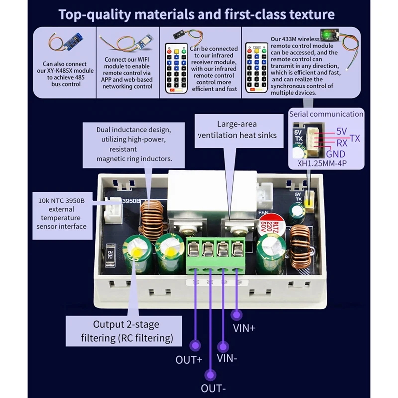 SK150S تيار مستمر موفر طاقة تنظيمي تيار مستمر محول فرق الجهد قابل للتعديل موفر طاقة تنظيمي 8A 150 واط وحدة شحن الطاقة الشمسية-ABVK #1