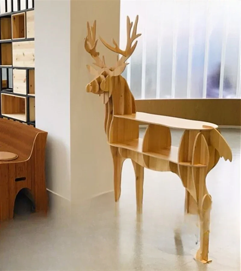 Animal shape display stand, foyer lucky three-dimensional animal decoration stand