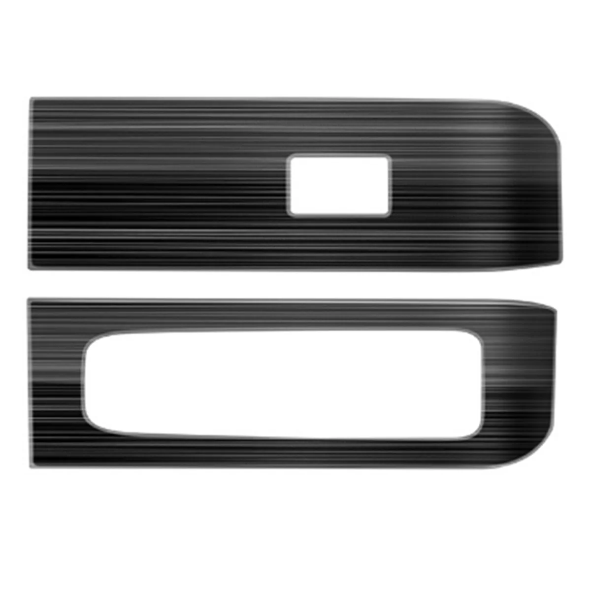

For Alphard 40 Series 2023+ Stainless Steel Door Armest Window Lift Switch Glass Control Panle Cover Black RHD