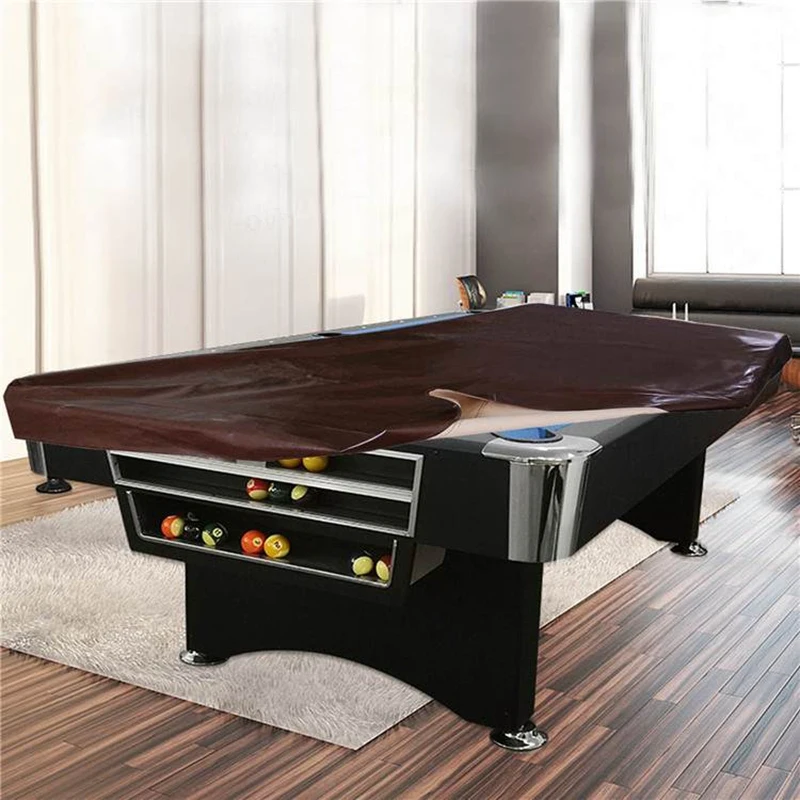 8Ft Leather Pool Table Pool Table Dust Cover Pool Table Cover Rain-Proof Uv-Proof Cover American Cover Cloth Cover