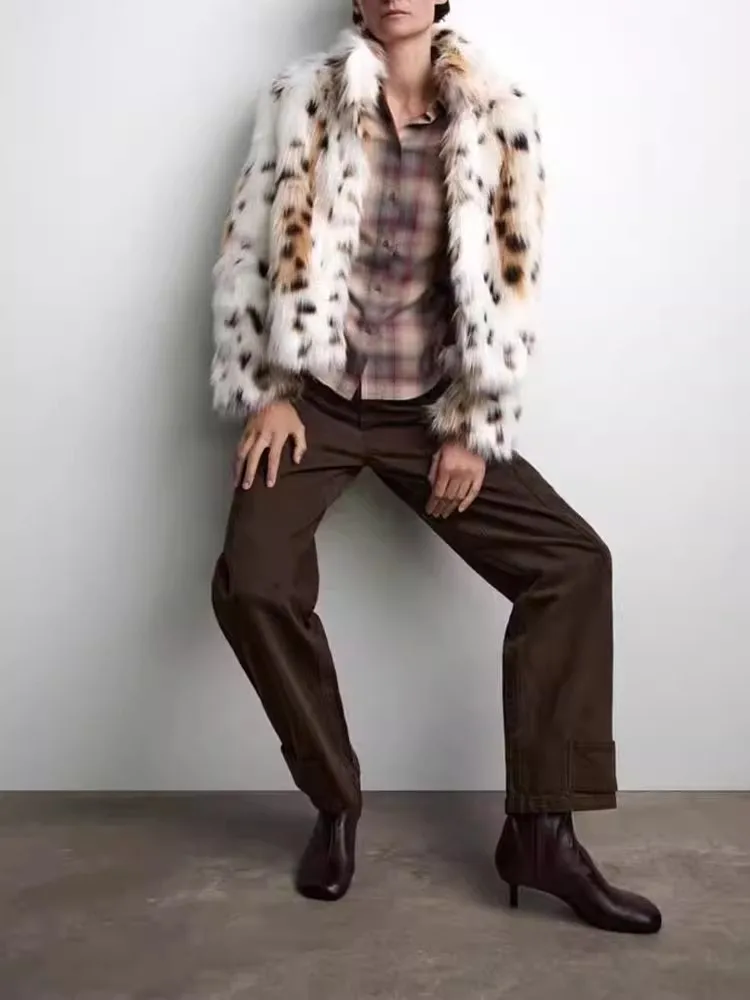 Jaet – manteau Long à col haut pour femme, effet fourrure artificielle, coupe ample, avec pompon, nouvelle collection hiver