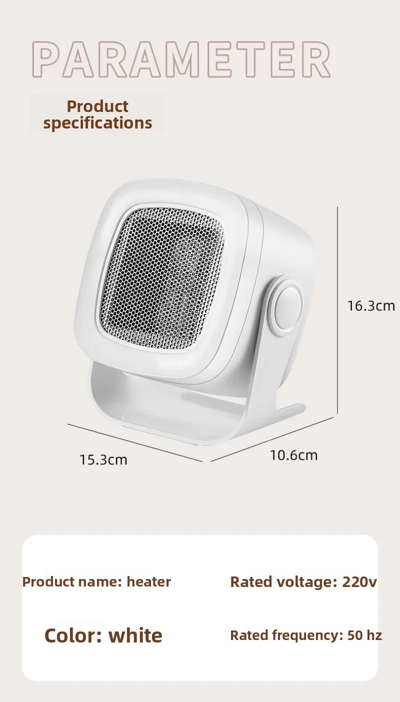 سخان كهربائي صغير 2nd والعتاد نظام التدفئة والتهوية 800 واط سطح المكتب سخان محمول سطح المكتب المنزلية التدفئة السريعة #4