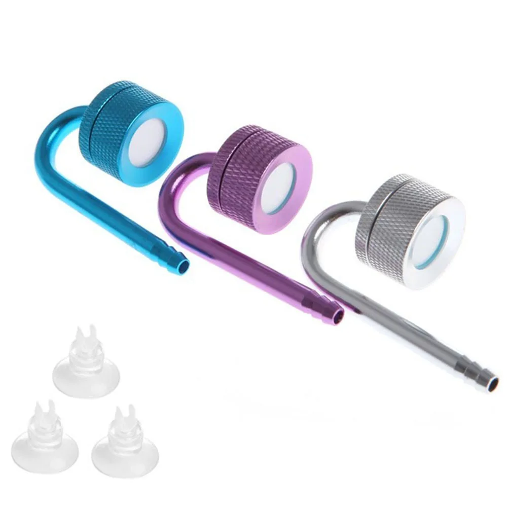 3PCS Aquarium CO2 Atomizer Fish Tank Aluminum Alloy Carbon Dioxide Diffuser Regulation Generator System CO2 Refiner