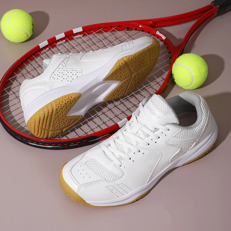 

Professional Badminton Shoes Unisex Wearable Sports Shoes Men Women Designer Tennis Shoe Couples Anti-Slip Indoor Court Shoe