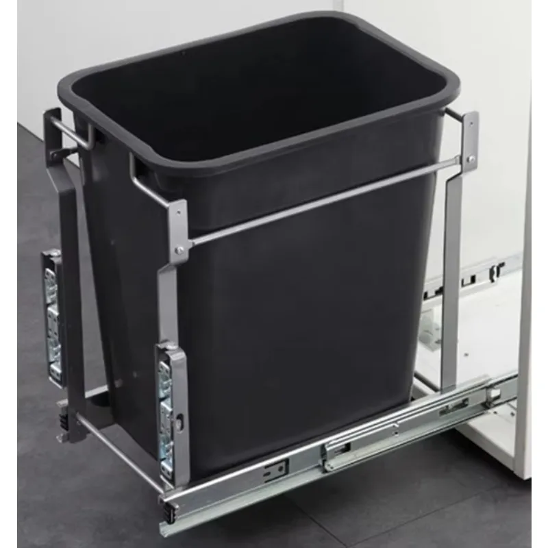 20L pull out sorting trash can kitchen trash can with sliding kitchen storage