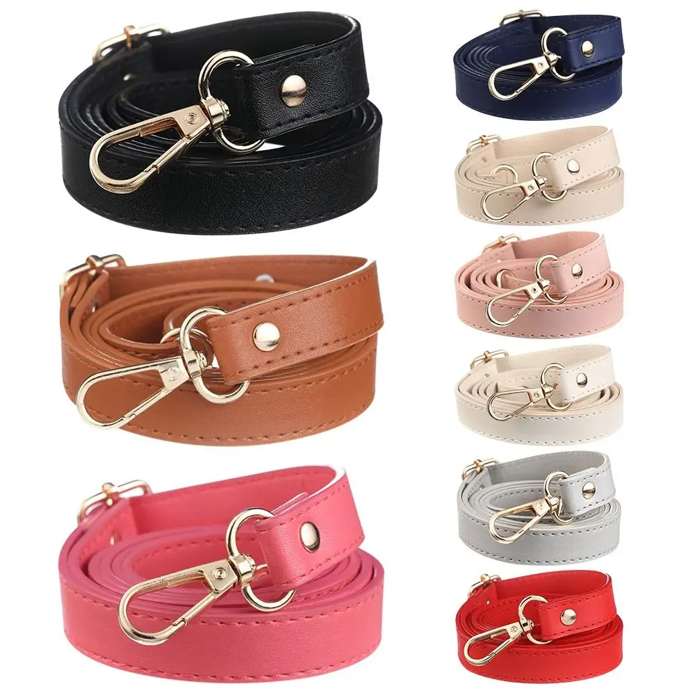 

130cm Leather Shoulder Strap Buckle Bag Accessories Crossbody Bag Strap Handbag Handle Replacement Bag Belt
