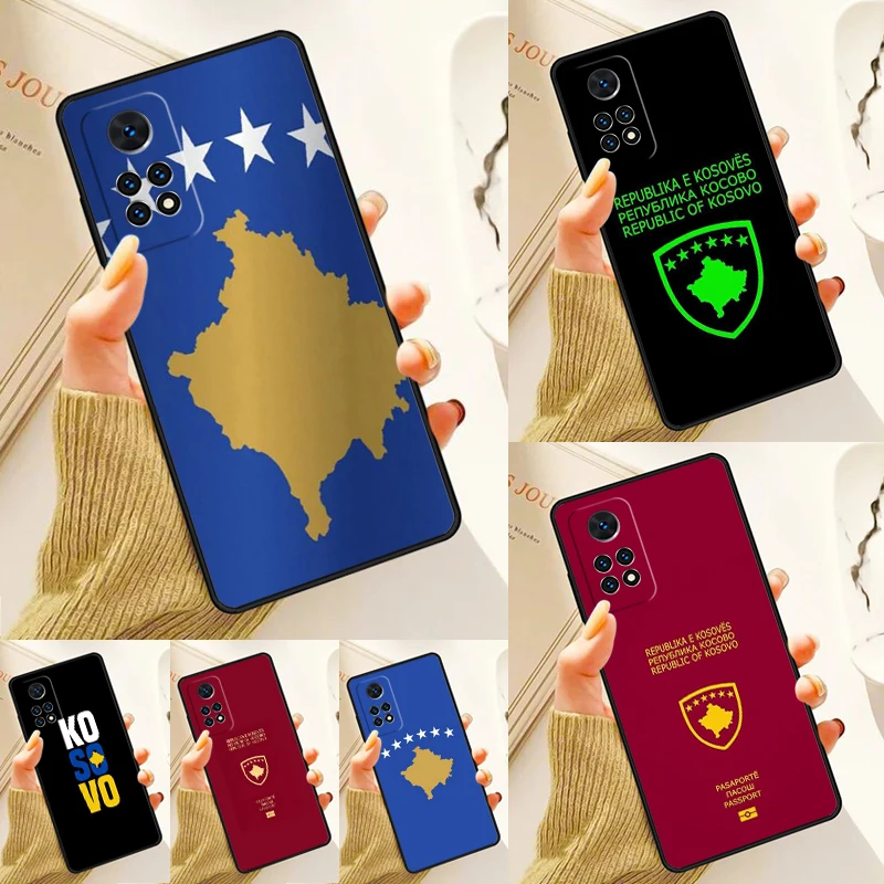 Kosovo Passport Flag Case For Samsung Galaxy S24 Plus S23 S20 S21FE Lite S22 Ultra Note 20 S8 S9 S10 Phone Coque