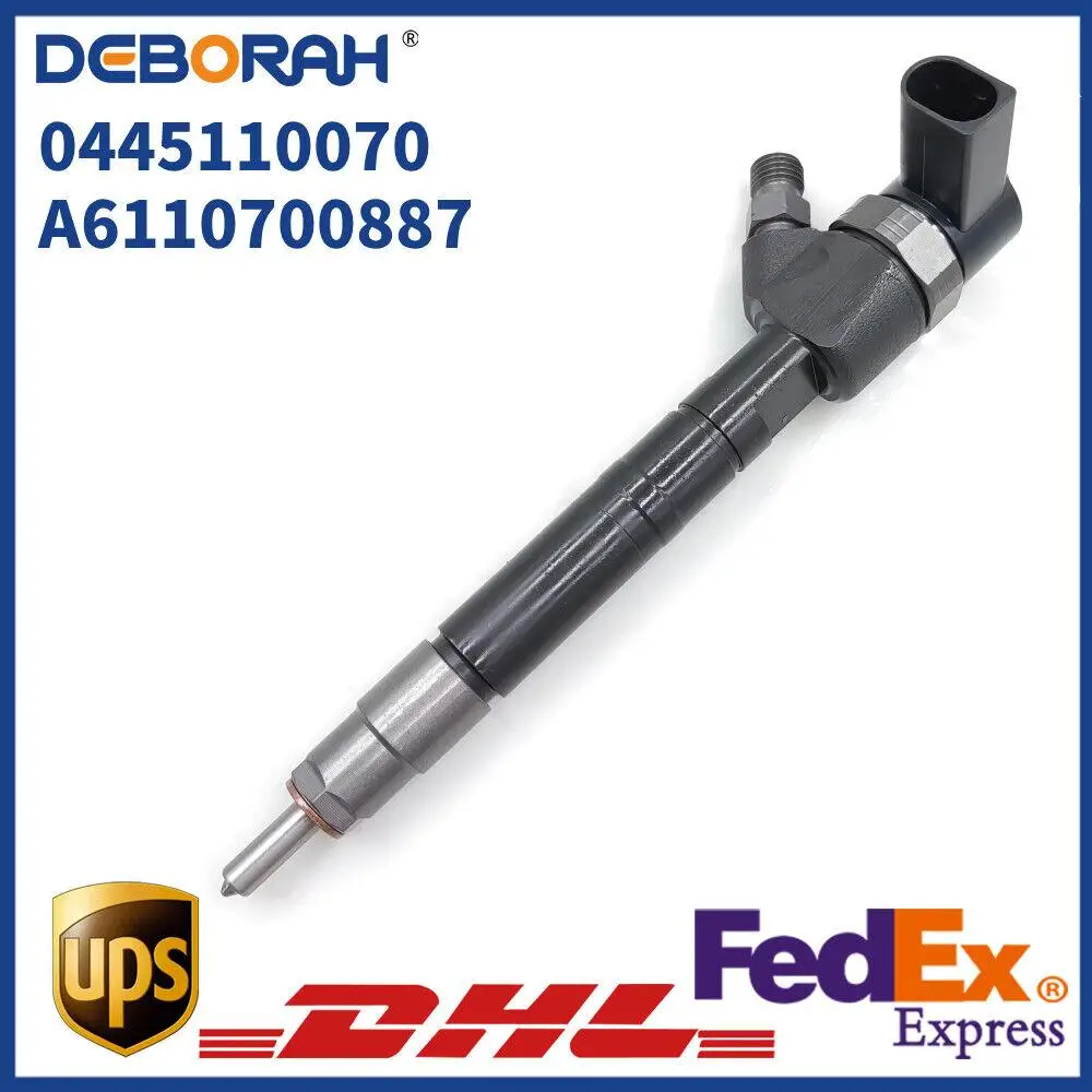 

0445110070 Common Rail Injector A6110700887 Diesel Fuel Injector Assembly for Bosch Mercedes-Benz