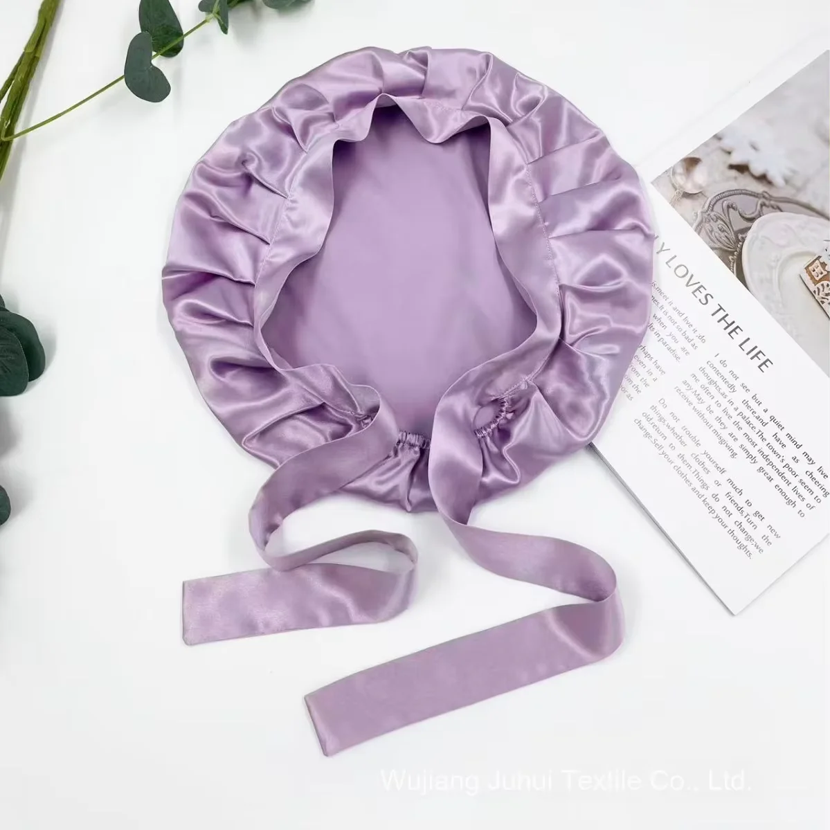 

19 Momme 100% Pure Mulberry Silk Bonnet for Sleeping,6A Grade Fiber With OKEO-TEX Silk Sleeping Mask