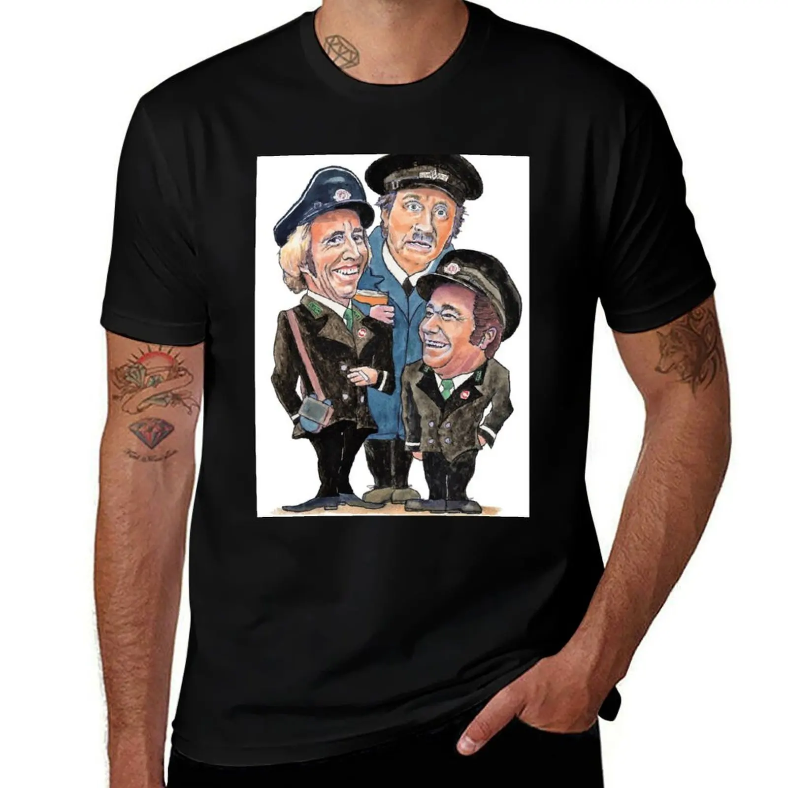 On the Buses Stan Butler Jack Blakey T-Shirt Light Athletic Short Sleeve Tee Shirt