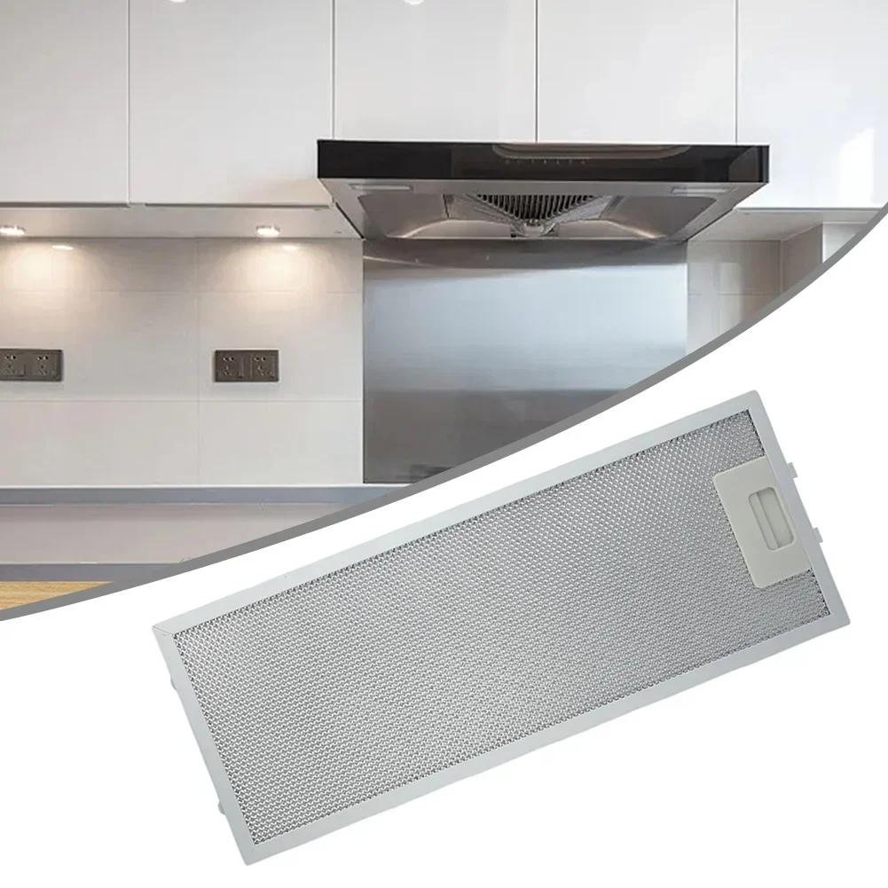 1Pc Cooker Hood Filter Silver Filter Metal Mesh Extractor Vent Filter 399x182x9mm For Range Hood Kitchen Cleaning Supplies