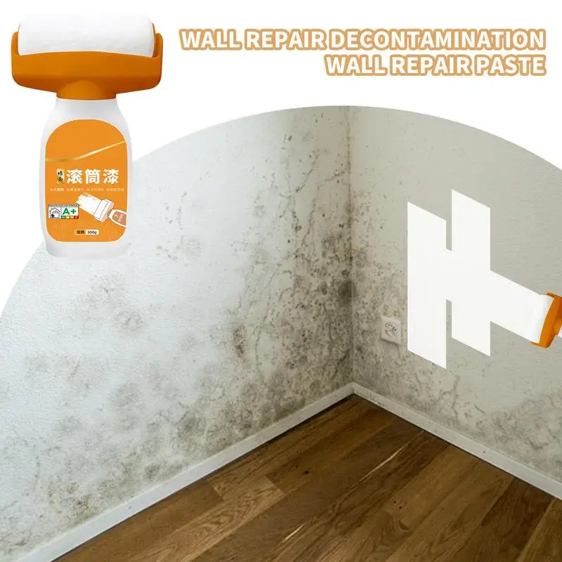 Paint Roller Brush Small White Strong Covering Latex Paint Roller Multifunctional Water Emulsion Type Wall Repair