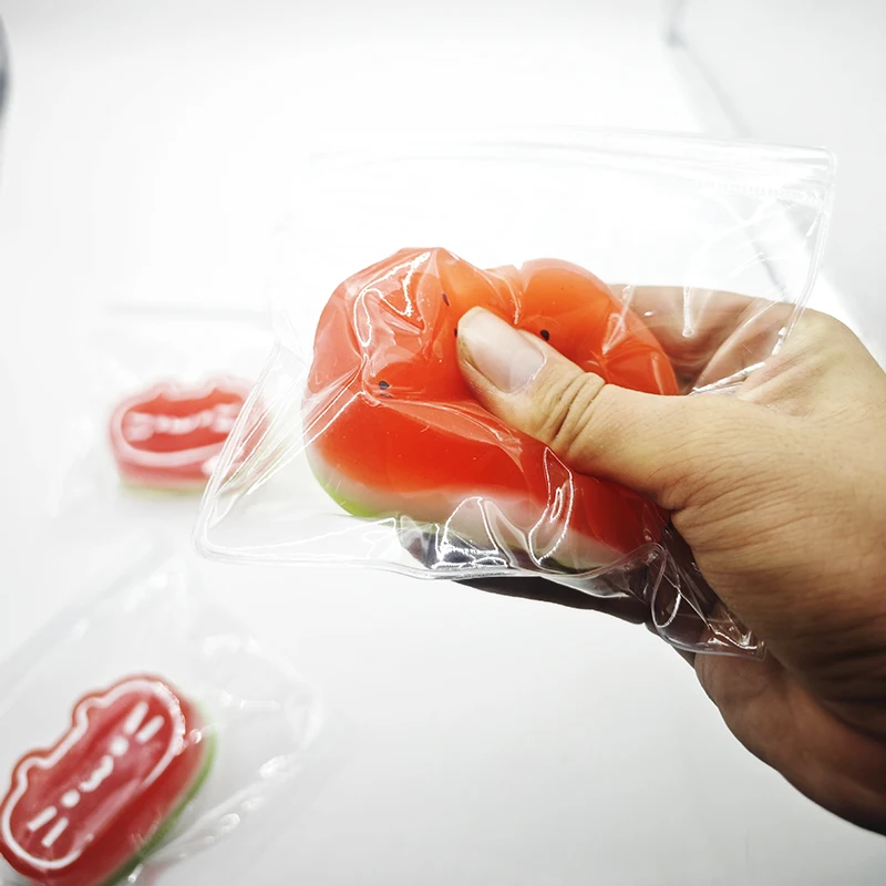 Cartoon Nette Katze Käse Brot Druckentlastung Weiche Squeeze Fingertip Spielzeug Klebrige TPR Kinder Linderung Dekompression Rebound Spielzeug