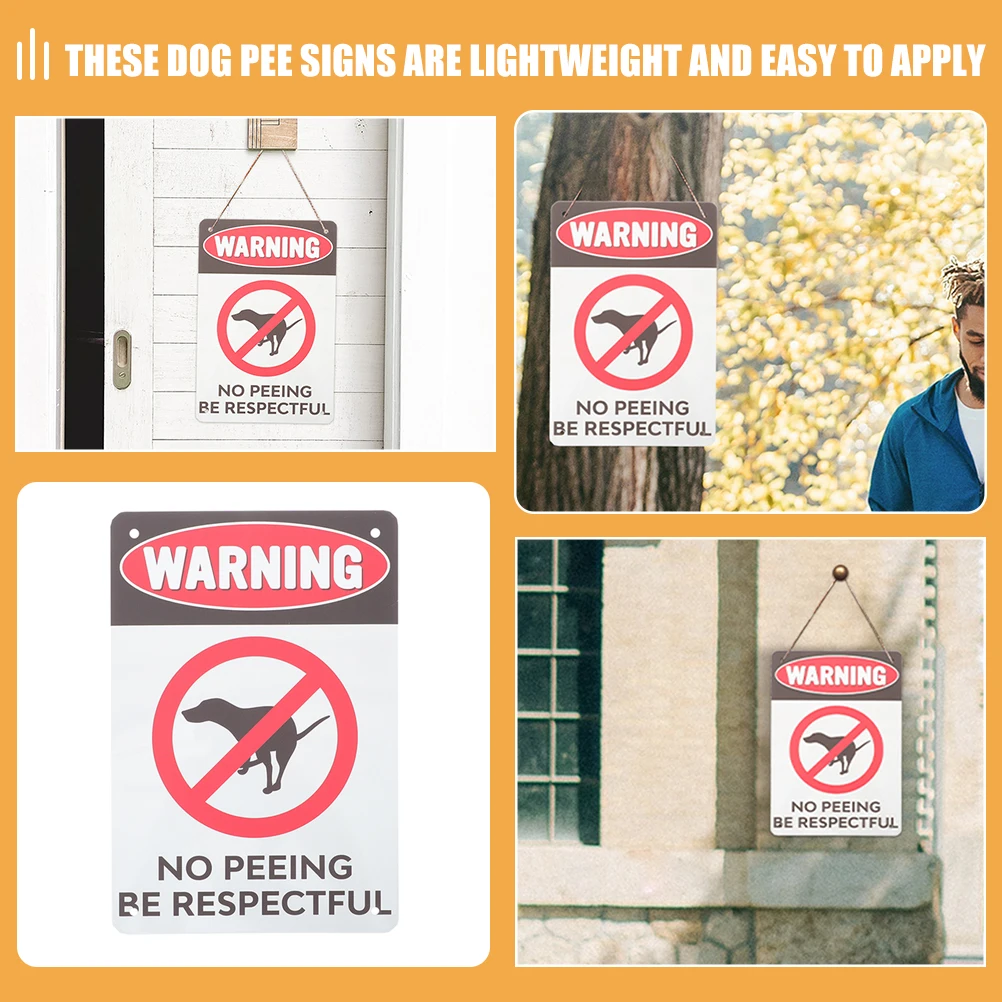 

1pcs Peeing Garden Lawn Decorative Warning Poop Signs For Yard Sign No Peeing Dog Sign No Pooping Dog Signs For Yard