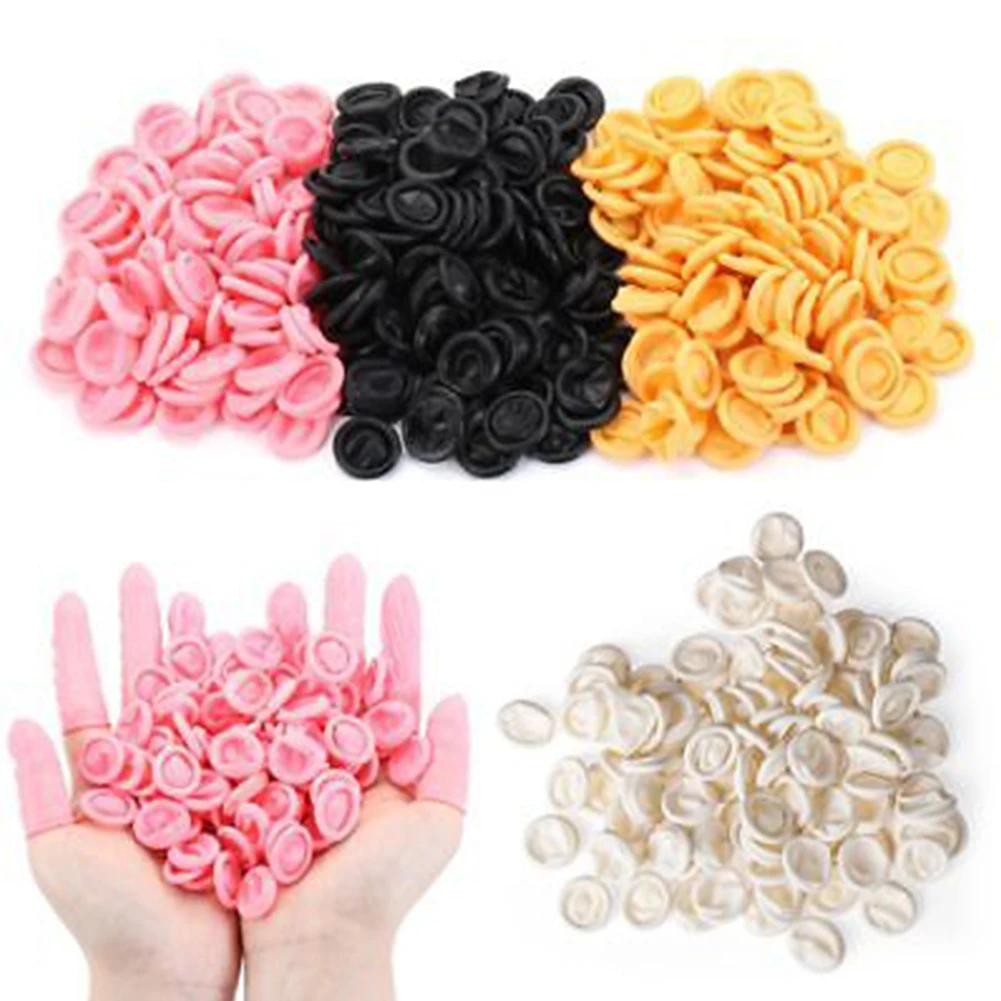 Non-slip Finger Cots Flexible and Elastic Non Slip Finger Cots Gloves for Safe and Precise Work 100pcs per Set