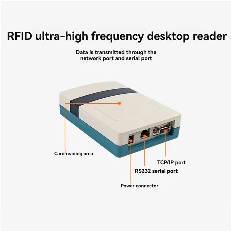 M01K ISO18000-6C RFID UHF Reader Read 2M 860Mhz 960Mhz RFID Passive Tag Writer Reader TCP/IP UHF RFID Tag Reader