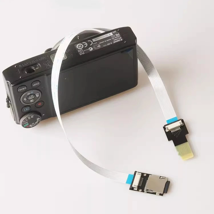 Câmera Navegação TF Memory Card Extension Cable, SD External Converter Card Reader