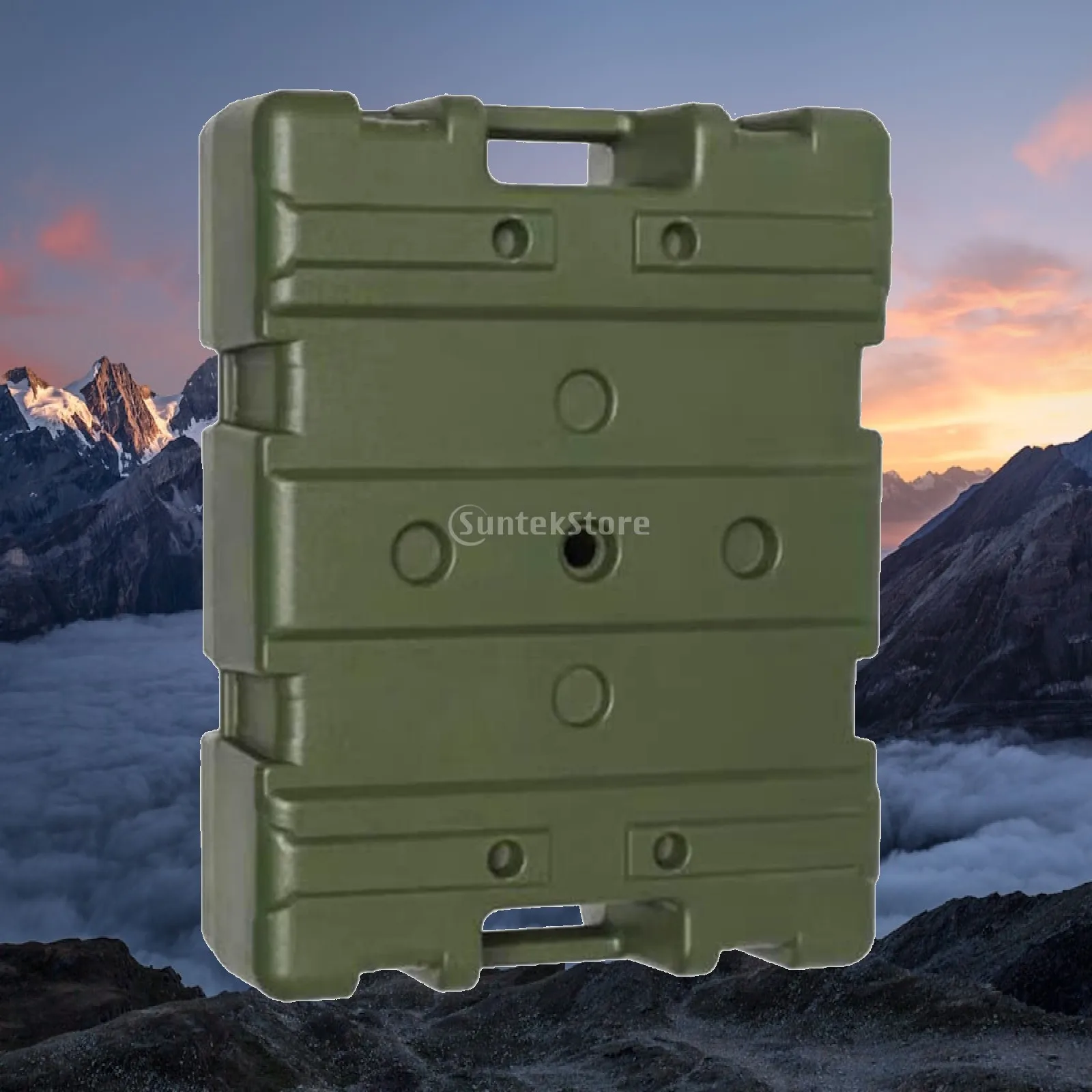 Portable Training Box for Athletic Performance Workout Organizer Plastic Fitness Crate