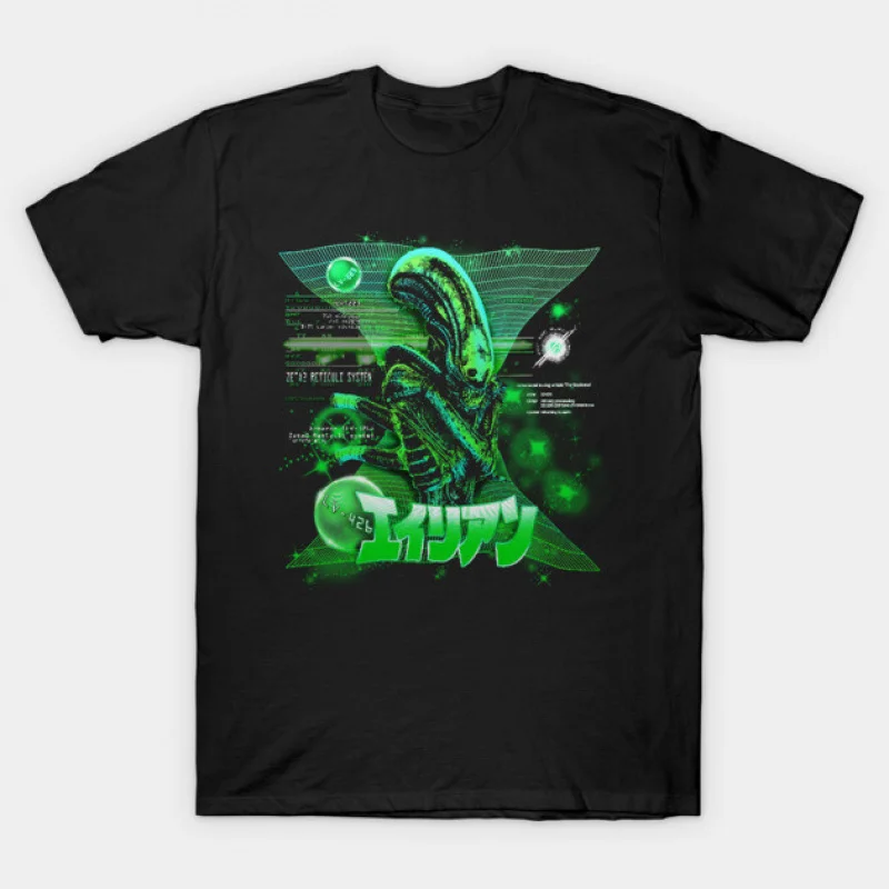 

Alien Day 2017 Scary Sci-Fic Gift T-Shirt Weyland Horror Xenomorph Yutani 100% cotton Short Sleeve Graphic clothes All size tops