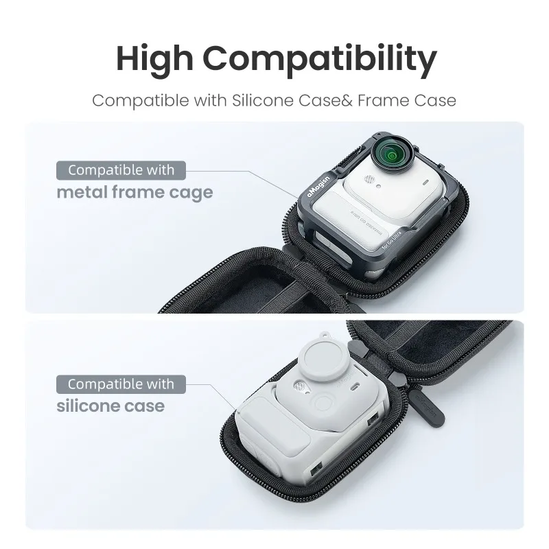 منظم الجسم aMagisn لـ Insta360 GO Ultra مقاوم للخدش ومقاوم للتآكل ومقاوم للماء ملحقات حماية محمولة