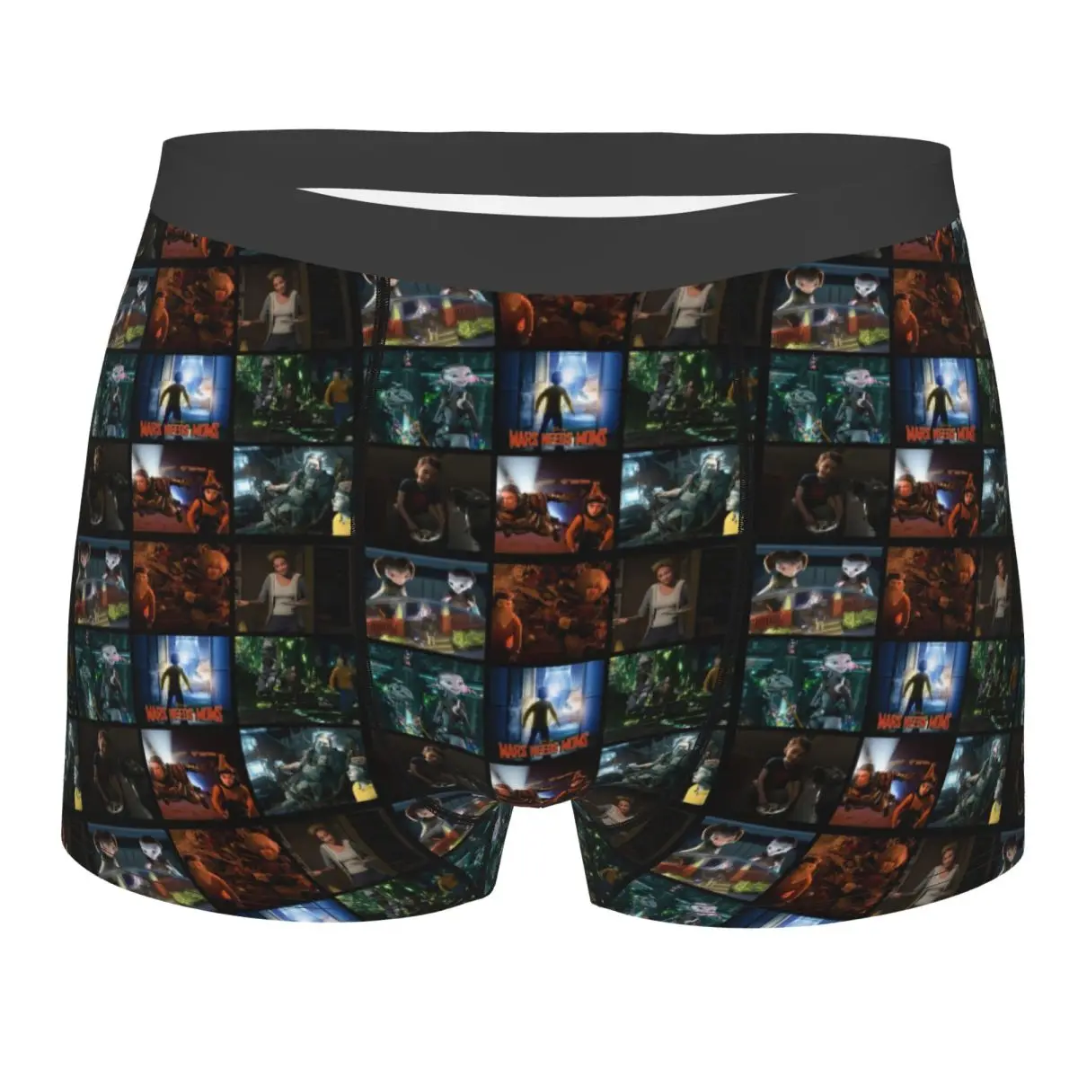 

Марс нужен мам анимированная научная фантастика приключения боксеры шорты для Homme нижнее белье с 3D принтом трусики трусы эластичные трусы